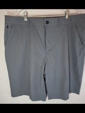 32 Degrees Cool Performance Men's Gray Athletic Shorts 38
